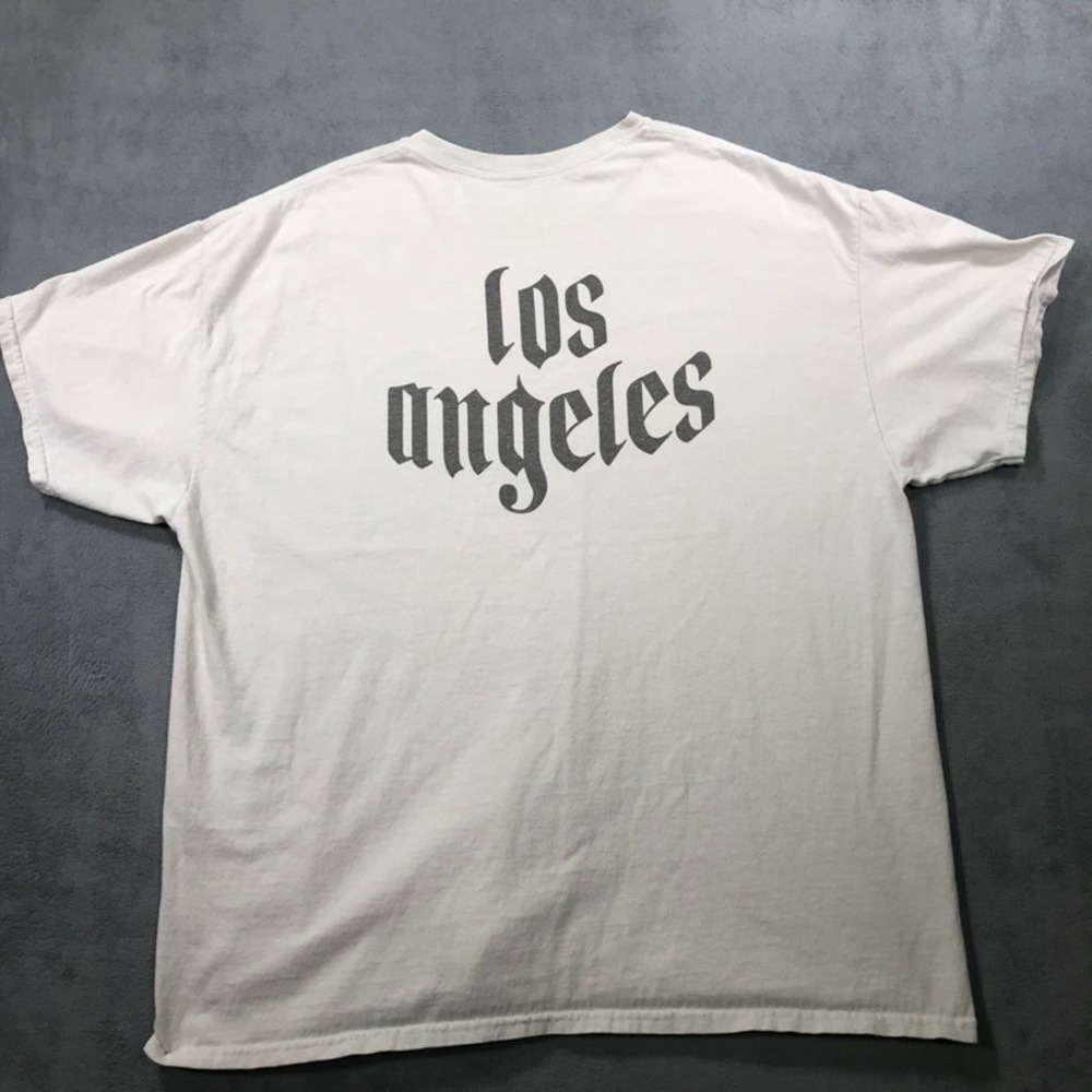 New York City Yellow Rat Bastard T Shirt Men's XL Los Angeles Spell Out